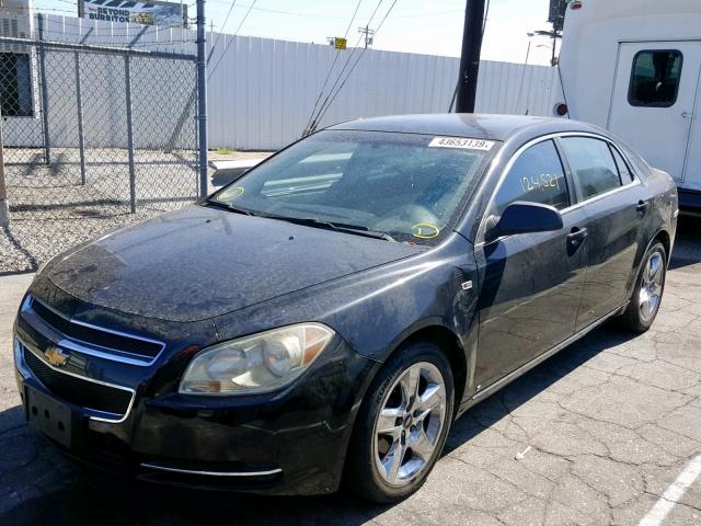 1G1ZH57BX8F213933 - 2008 CHEVROLET MALIBU 1LT 黑色 照片 2