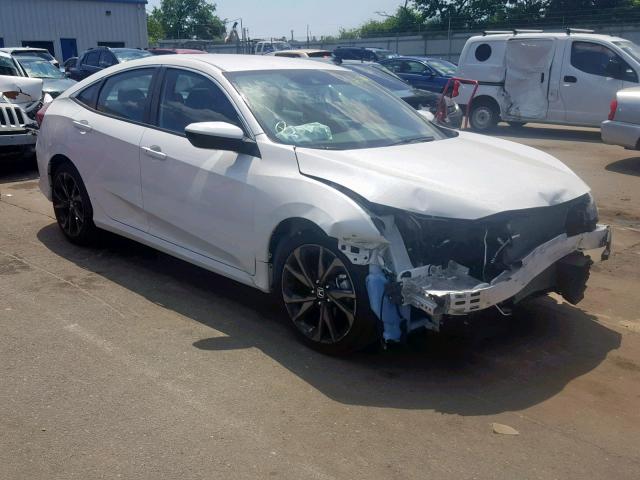 2HGFC2F88KH517525 - 2019 HONDA CIVIC SPOR WHITE photo 1