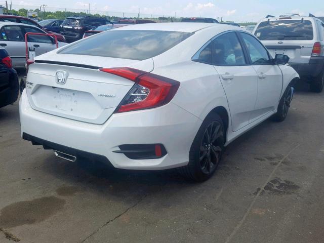 2HGFC2F88KH517525 - 2019 HONDA CIVIC SPOR WHITE photo 4