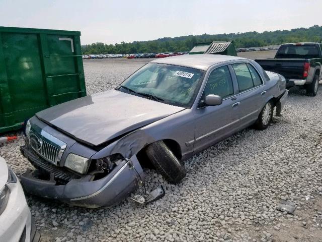 2MEFM75V56X634652 - 2006 MERCURY GRAND MARQ GRAY photo 2