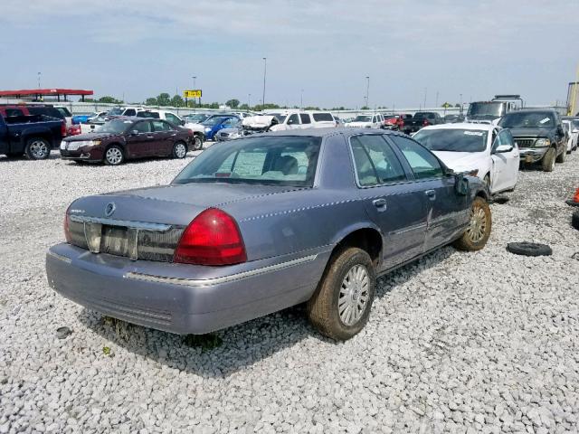 2MEFM75V56X634652 - 2006 MERCURY GRAND MARQ GRAY photo 4