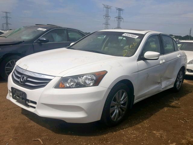 1HGCP2F85BA146619 - 2011 HONDA ACCORD EXL WHITE photo 2