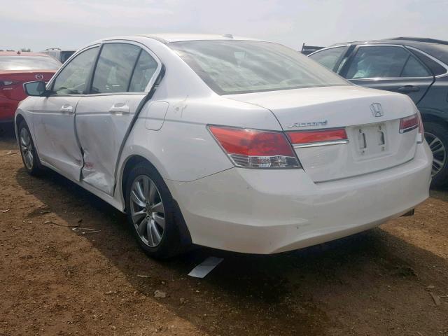 1HGCP2F85BA146619 - 2011 HONDA ACCORD EXL WHITE photo 3