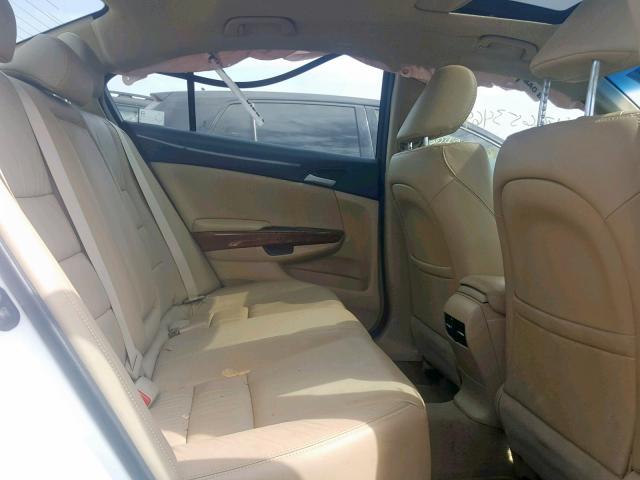 1HGCP2F85BA146619 - 2011 HONDA ACCORD EXL WHITE photo 6