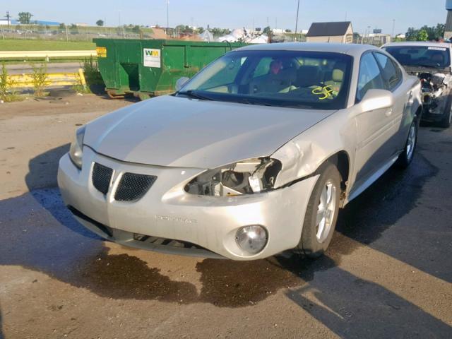 2G2WP552381108209 - 2008 PONTIAC GRAND PRIX BEIGE photo 2