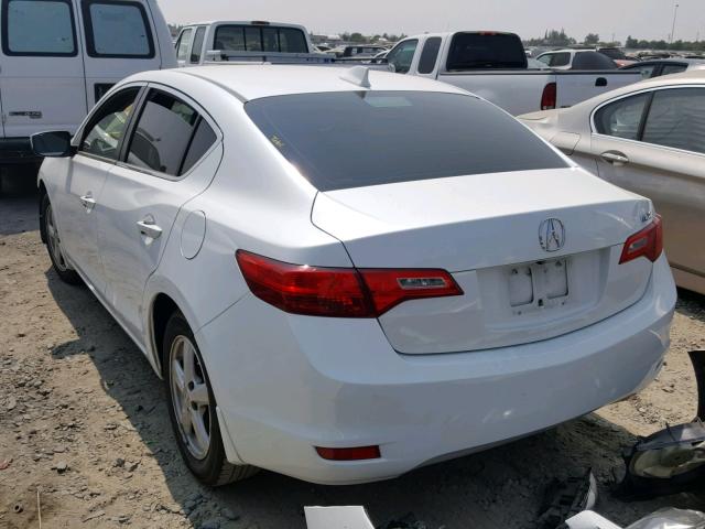 19VDE1F79EE007954 - 2014 ACURA ILX 20 TEC WHITE photo 3