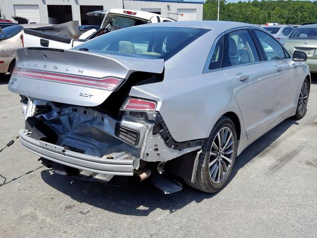 3LN6L5A93HR641937 - 2017 LINCOLN MKZ PREMIE SILVER photo 4