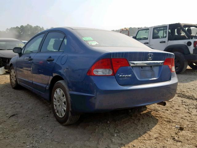 19XFA1F32BE006438 - 2011 HONDA CIVIC VP BLUE photo 3