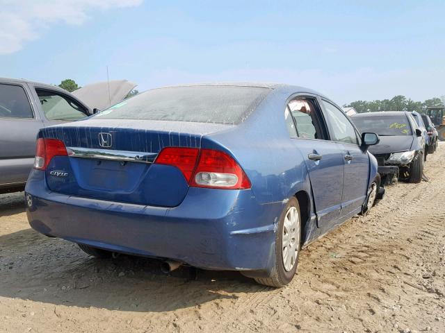 19XFA1F32BE006438 - 2011 HONDA CIVIC VP BLUE photo 4