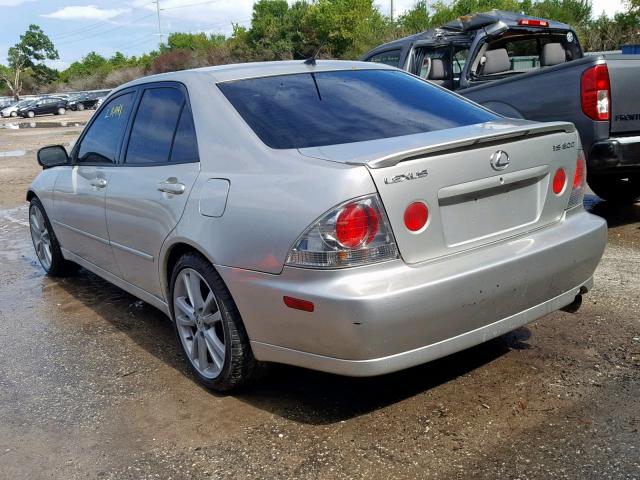 JTHBD182010031497 - 2001 LEXUS IS 300 SILVER photo 3