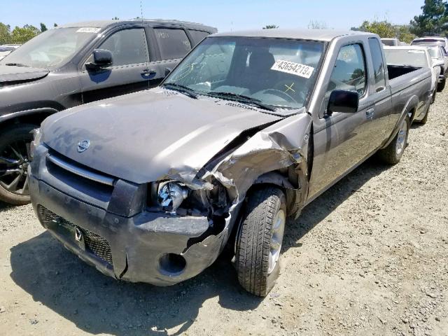 1N6DD26T43C430861 - 2003 NISSAN FRONTIER K GRAY photo 2