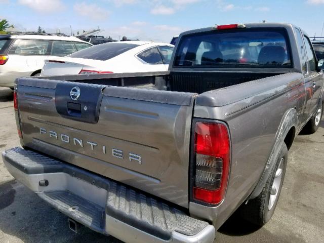 1N6DD26T43C430861 - 2003 NISSAN FRONTIER K GRAY photo 4