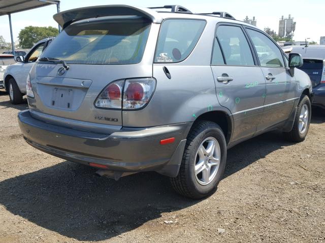 JTJHF10U710203170 - 2001 LEXUS RX 300 SILVER photo 4