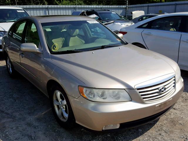 KMHFC46DX7A236609 - 2007 HYUNDAI AZERA GLS GOLD photo 1