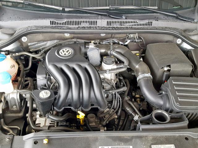 3VW2K7AJ4FM294699 - 2015 VOLKSWAGEN JETTA BASE GRAY photo 7