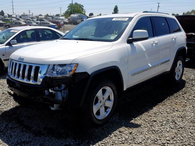 1J4RS4GG7BC739258 - 2011 JEEP GRAND CHER WHITE photo 2