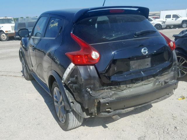 JN8AF5MV8DT215995 - 2013 NISSAN JUKE S BLACK photo 3