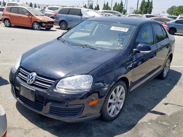 3VWRA7AJ7AM043430 - 2010 VOLKSWAGEN JETTA WOLF BLACK photo 2