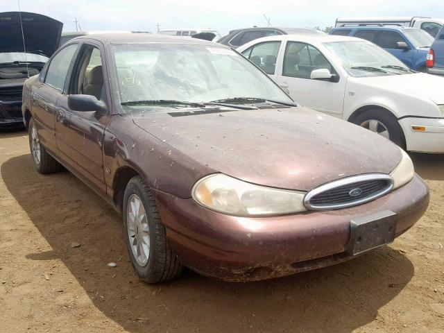 1FAFP66L0YK136872 - 2000 FORD CONTOUR SE BURGUNDY photo 1