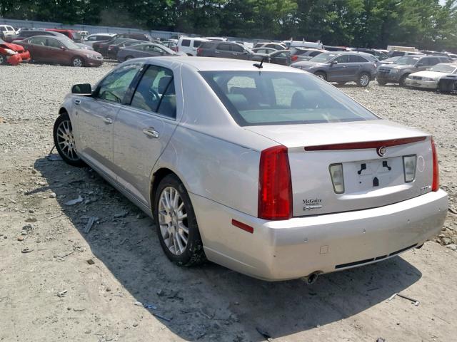 1G6DL67A680133399 - 2008 CADILLAC STS SILVER photo 3