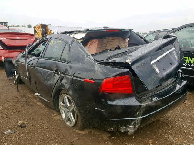 19UUA66296A042150 - 2006 ACURA 3.2TL BLACK photo 3