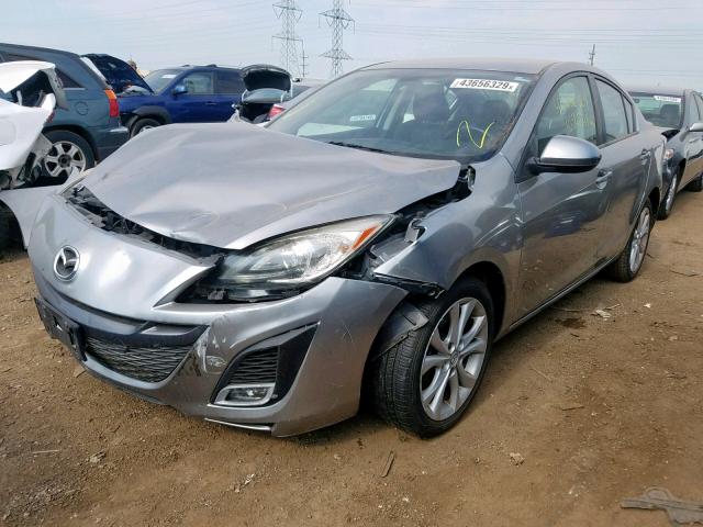 JM1BL1S54A1250819 - 2010 MAZDA 3 S SILVER photo 2