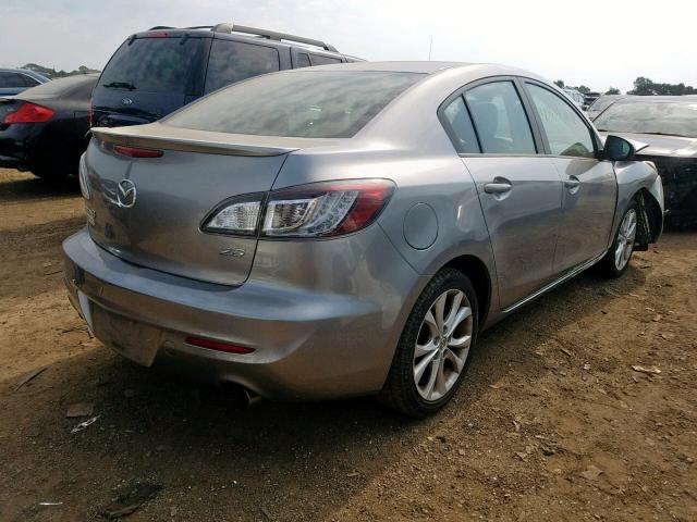 JM1BL1S54A1250819 - 2010 MAZDA 3 S SILVER photo 4