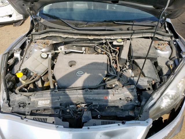 JM1BL1S54A1250819 - 2010 MAZDA 3 S SILVER photo 7