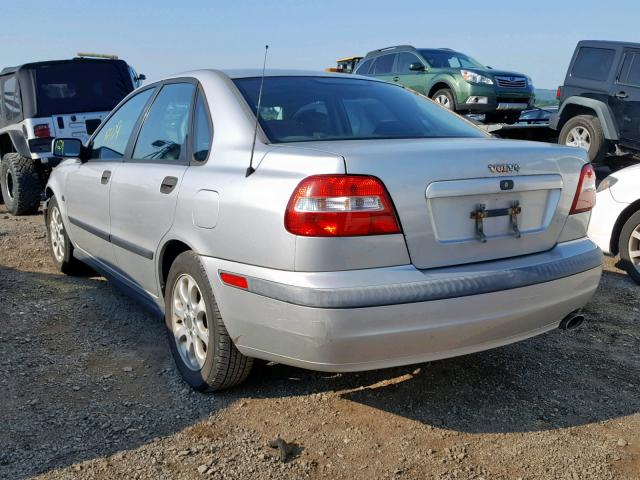 YV1VS29572F855654 - 2002 VOLVO S40 1.9T SILVER photo 3