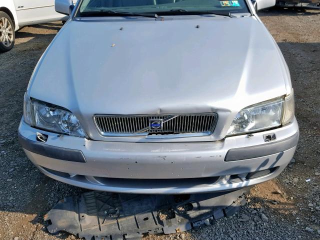 YV1VS29572F855654 - 2002 VOLVO S40 1.9T SILVER photo 7