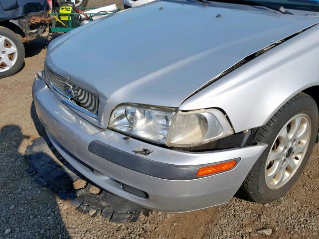 YV1VS29572F855654 - 2002 VOLVO S40 1.9T SILVER photo 9