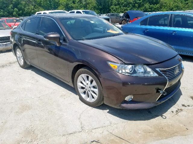 JTHBW1GG7D2001431 - 2013 LEXUS ES 300H BROWN photo 1