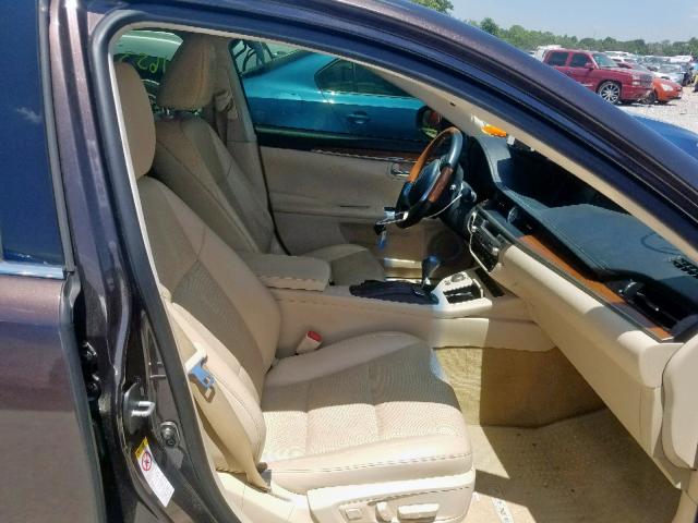 JTHBW1GG7D2001431 - 2013 LEXUS ES 300H BROWN photo 5