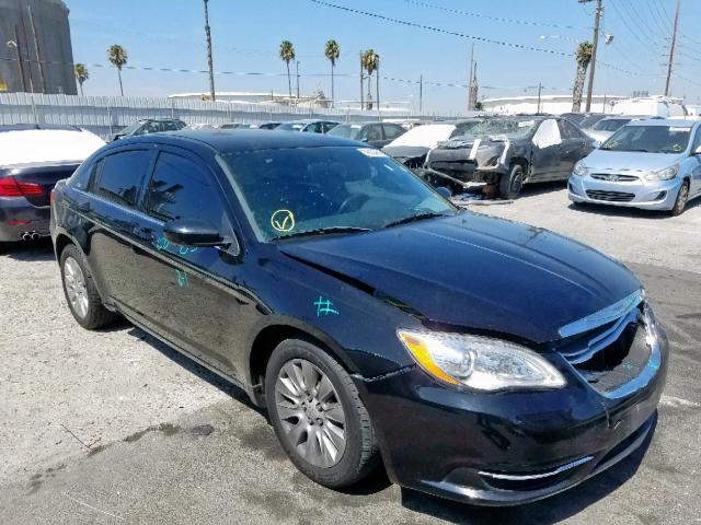 1C3CCBAB6EN145218 - 2014 CHRYSLER 200 LX BLACK photo 1