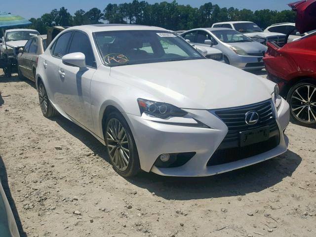 JTHBF1D28E5027366 - 2014 LEXUS IS 250 WHITE photo 1