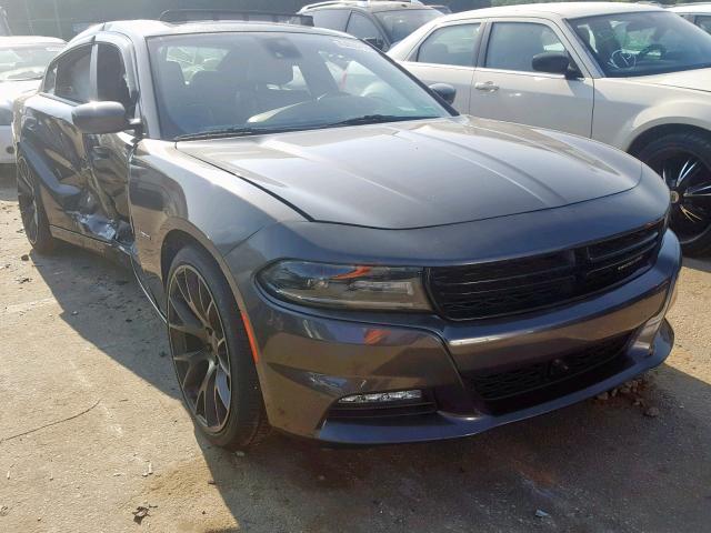 2C3CDXCT9FH915843 - 2015 DODGE CHARGER R/ GRAY photo 1