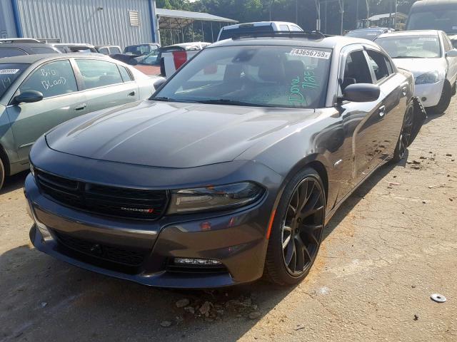 2C3CDXCT9FH915843 - 2015 DODGE CHARGER R/ GRAY photo 2
