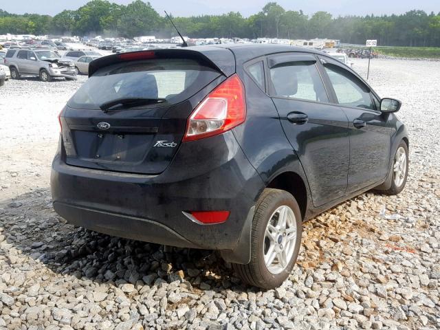 3FADP4EJ1KM125844 - 2019 FORD FIESTA SE BLACK photo 4