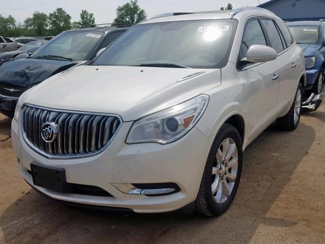 5GAKVDKD9DJ231708 - 2013 BUICK ENCLAVE WHITE photo 2