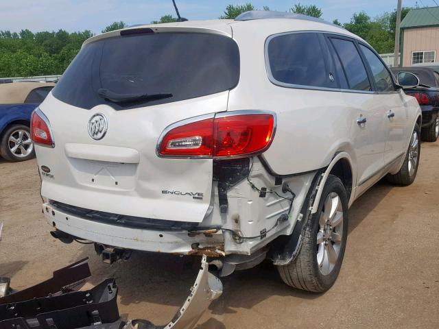 5GAKVDKD9DJ231708 - 2013 BUICK ENCLAVE WHITE photo 4