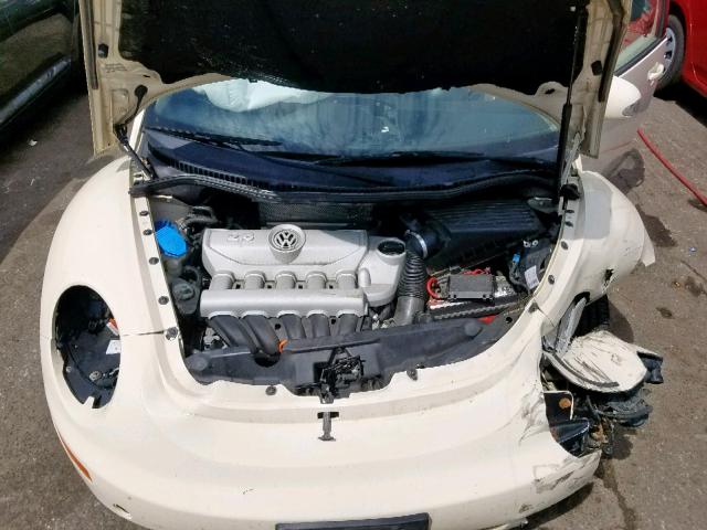 3VWPW31C58M524046 - 2008 VOLKSWAGEN NEW BEETLE კრემისფერი ფოტო 7