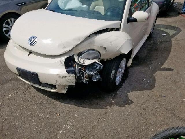 3VWPW31C58M524046 - 2008 VOLKSWAGEN NEW BEETLE კრემისფერი ფოტო 9