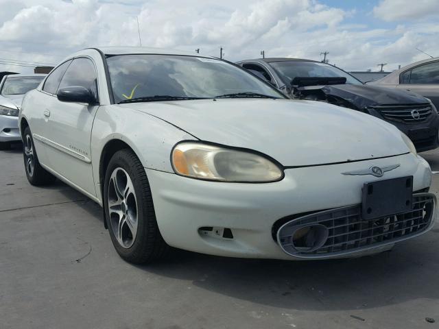 4C3AG42H21E162648 - 2001 CHRYSLER SEBRING LX WHITE photo 1