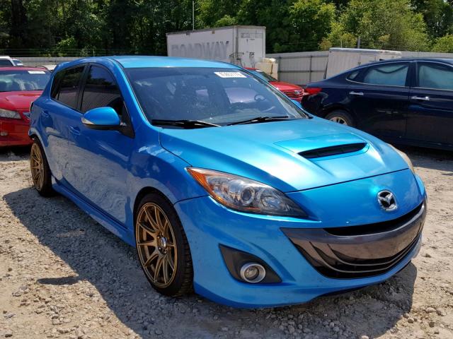 JM1BL1H31A1342413 - 2010 MAZDA SPEED 3 BLUE photo 1