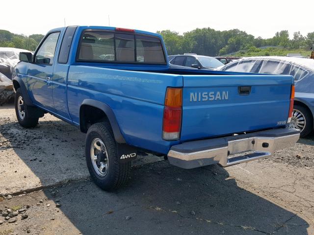 1N6HD16Y1SC461605 - 1995 NISSAN TRUCK KING BLUE photo 3