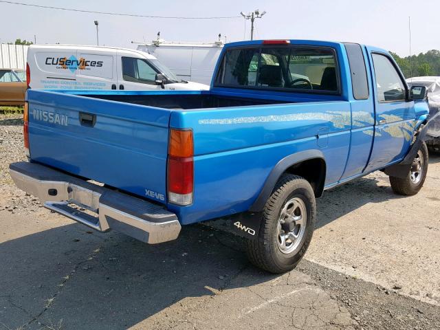 1N6HD16Y1SC461605 - 1995 NISSAN TRUCK KING BLUE photo 4