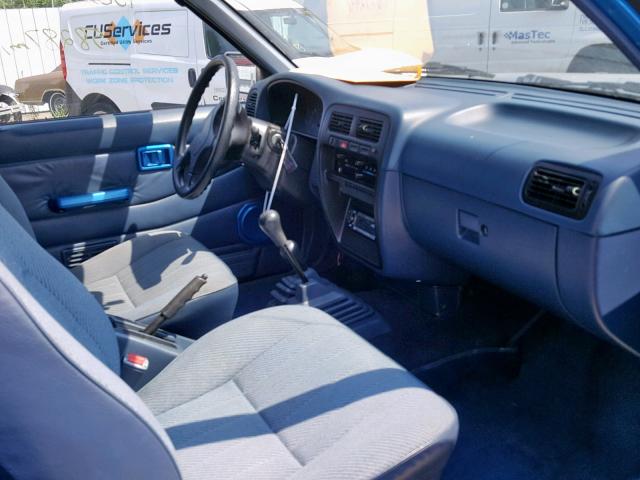 1N6HD16Y1SC461605 - 1995 NISSAN TRUCK KING BLUE photo 5