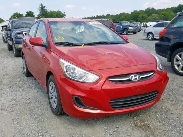 KMHCT4AE8GU118740 - 2016 HYUNDAI ACCENT SE RED photo 1