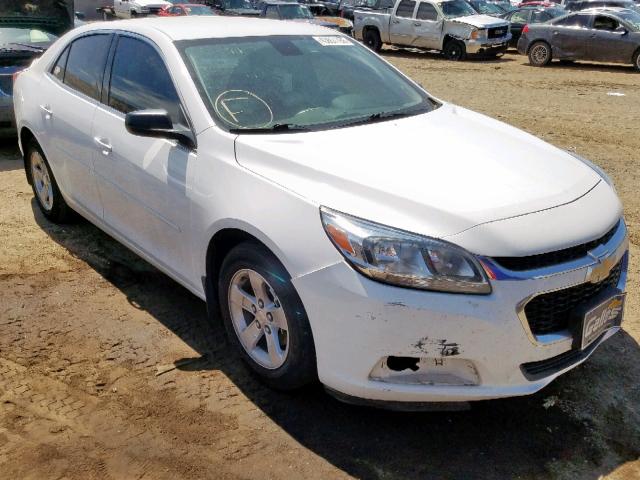 1G11B5SL2FF354135 - 2015 CHEVROLET MALIBU LS WHITE photo 1