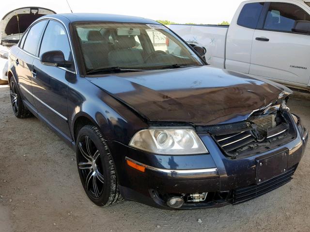 WVWAD63B05E054112 - 2005 VOLKSWAGEN PASSAT GLS BLUE photo 1